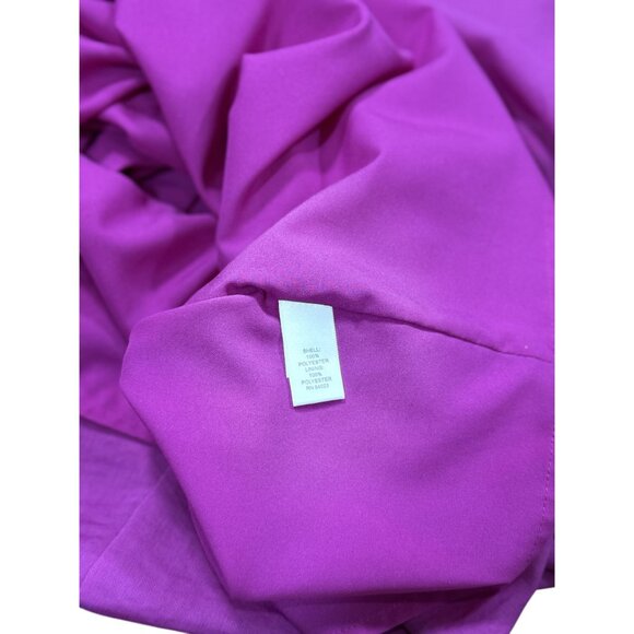 NWOT Banana Republic Womens Dress Size 4P Sleeveless Magenta Halter Tie Back Flo - Picture 8 of 10